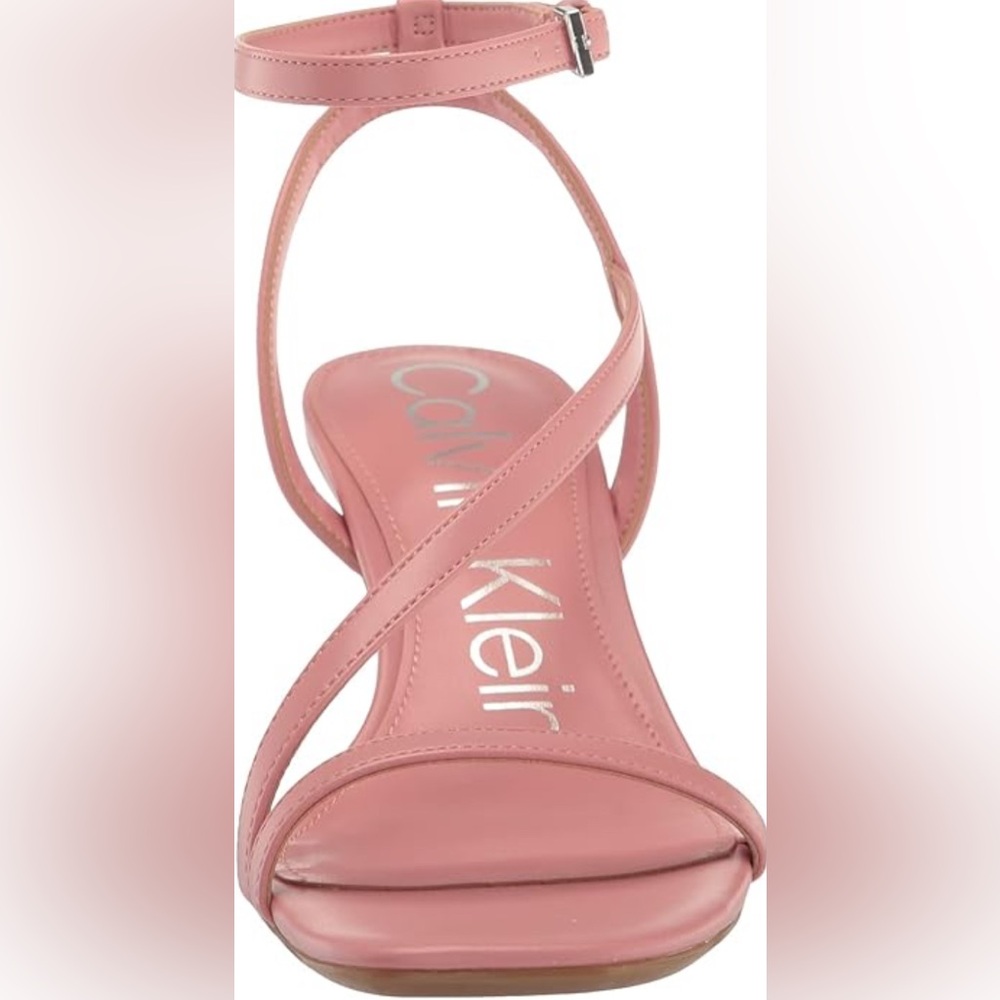 Like New Calvin Klein Suede Dark Pink High Heels Style KCLALAH2. - Picture 4 of 17